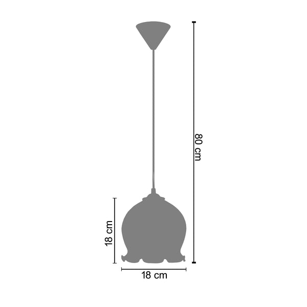 <transcy>Suspensão DÔME  18cm - 1 Luz </transcy>