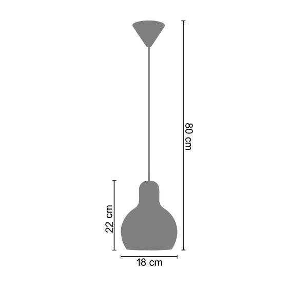 <tc>Suspensão VIANNE  18cm - 1 Luz  </tc>