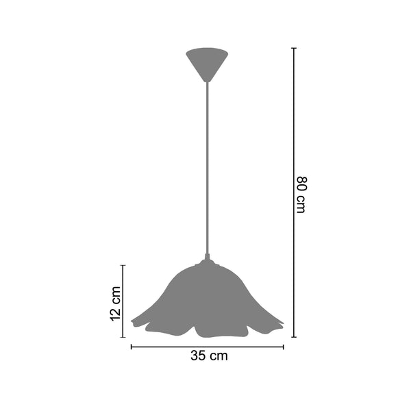 <transcy>Suspensão JASMIN  35cm - 1 Luz </transcy>