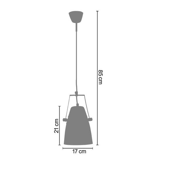 <tc>Suspensão LARSEN  17cm - 1 Luz  </tc>