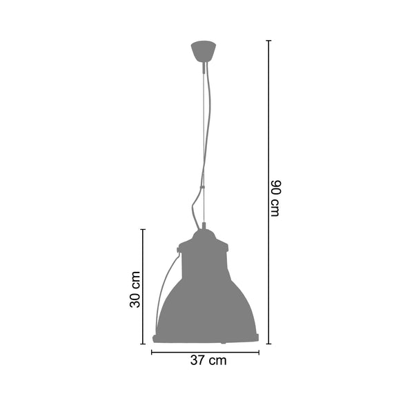 <tc>Suspensão LOFT  37cm - 1 Luz  </tc>