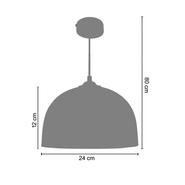 Suspension HAMILTON 24cm - 1 Lumière