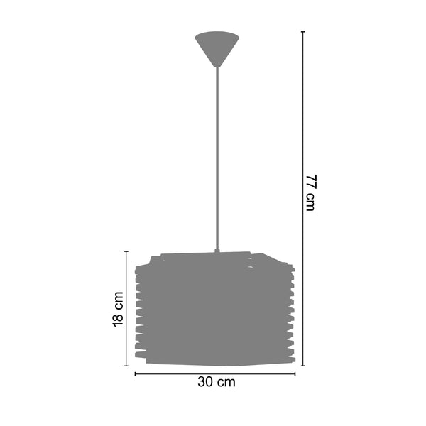 Suspension NIIAGATA  30cm - 1 Lumière