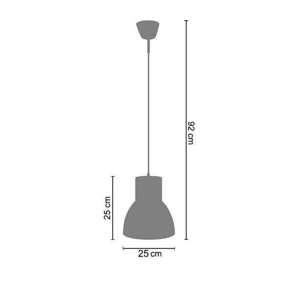 <tc>Suspensão SETA  25cm - 1 Luz  </tc>