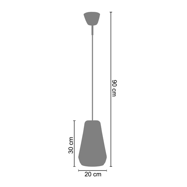 Suspension NATURE  20cm - 1 Lumière