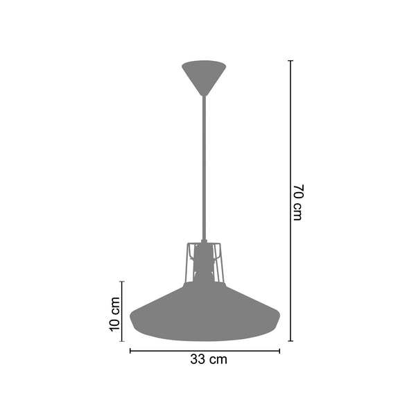 Suspension ARIS  33cm - 1 Lumière