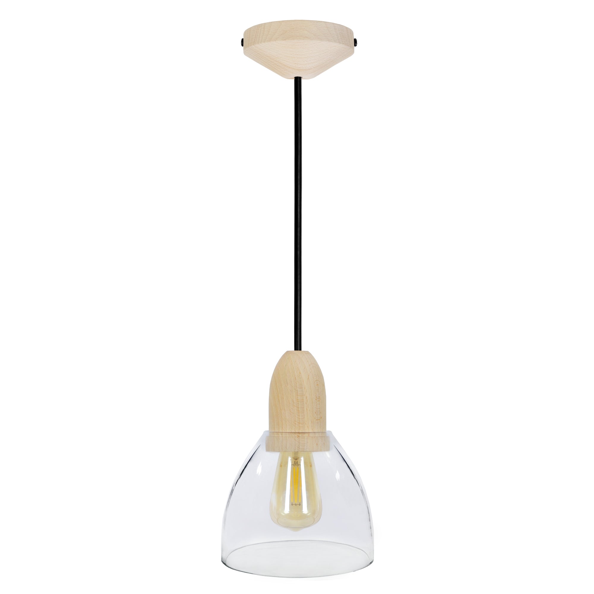 <tc>Suspensão CLOCHE VERRE A  30cm - 1 Luz  </tc>