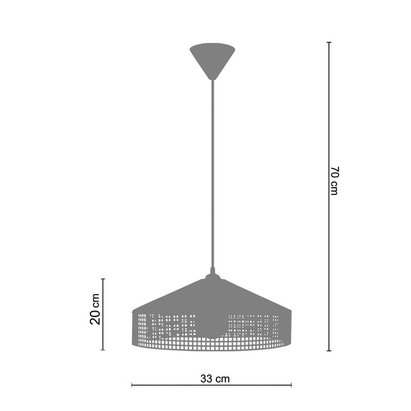 Suspension LILAS  33cm - 1 Lumière