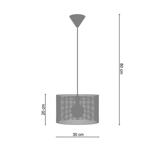 Suspension LILAS  30cm - 1 Lumière