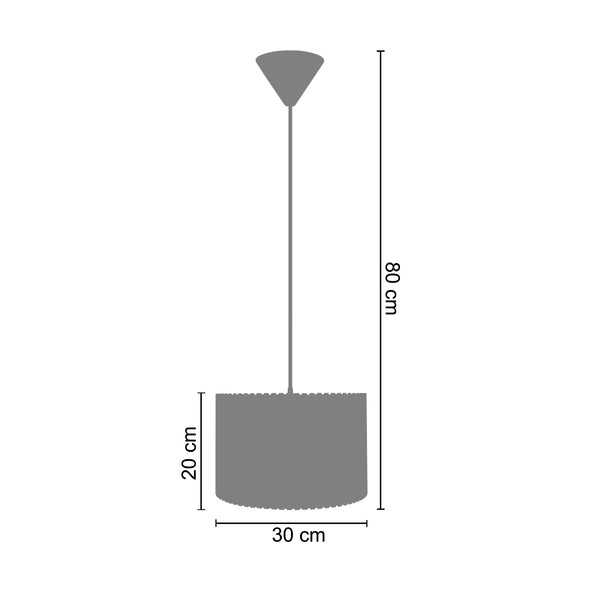 Suspension IRIS  30cm - 1 Lumière