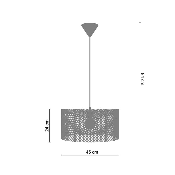 Suspension IRIS  45cm - 1 Lumière