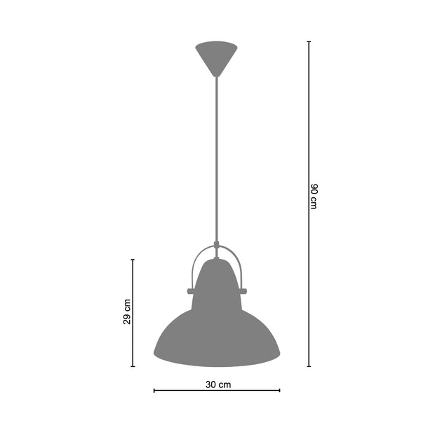 <transcy>Suspensão HIBOU  40cm - 1 Luz  </transcy>