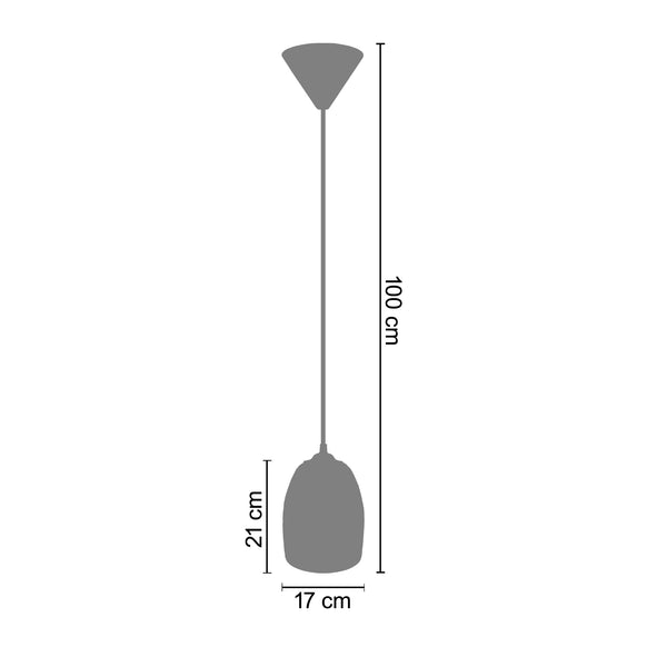 <transcy>Suspensão GLOBO  30cm - 1 Luz </transcy>