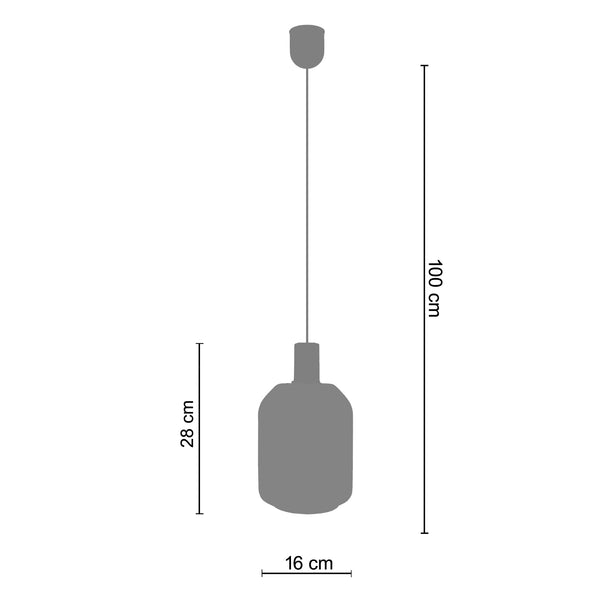 <transcy>Suspensão GLOBO  30cm - 1 Luz </transcy>