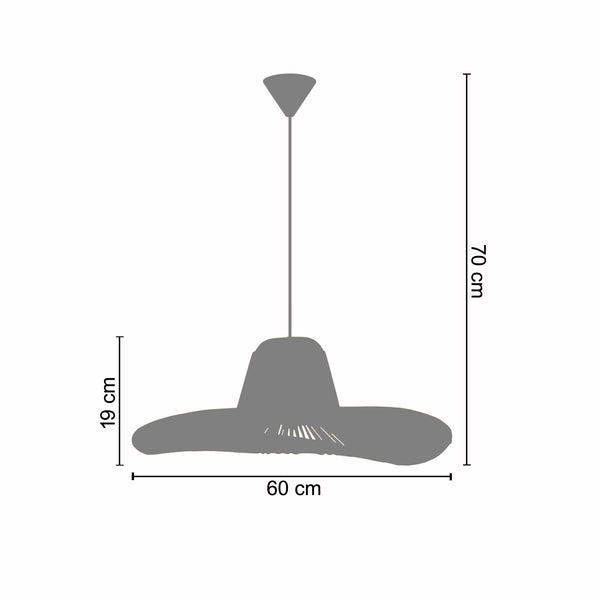 <tc>Suspensão MALVILLE  19cm - 1 Luz </tc>