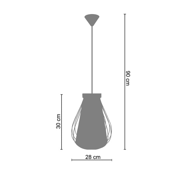 Suspension ZITA  - 1 Lumière