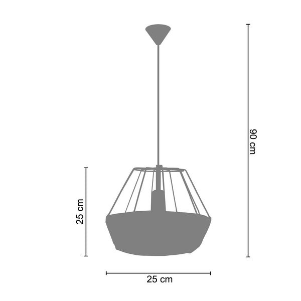 Suspension EVITA - 1 Lumière