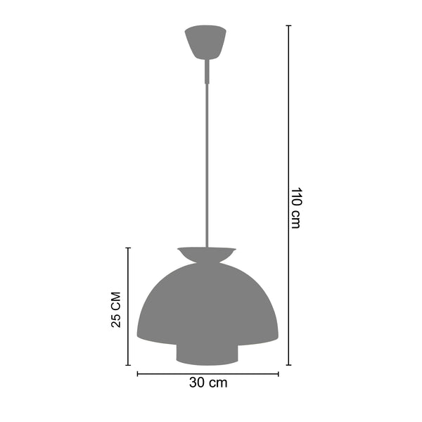 Suspension ASTRID 30cm - 1 Lumière