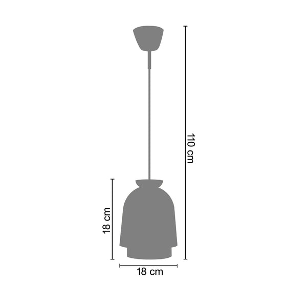 Suspension BRITA 18cm - 1 Lumière