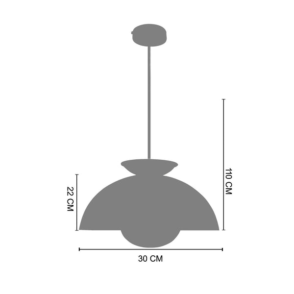 Suspension ELEONOR  30cm - 1 Lumière