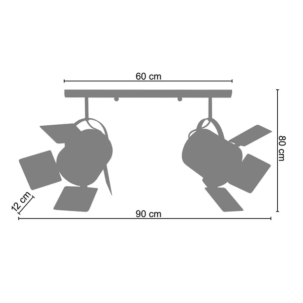 <transcy>Candeeiro de Teto ACTUELLE  46cm - 5 Luz - SKU 20965</transcy>