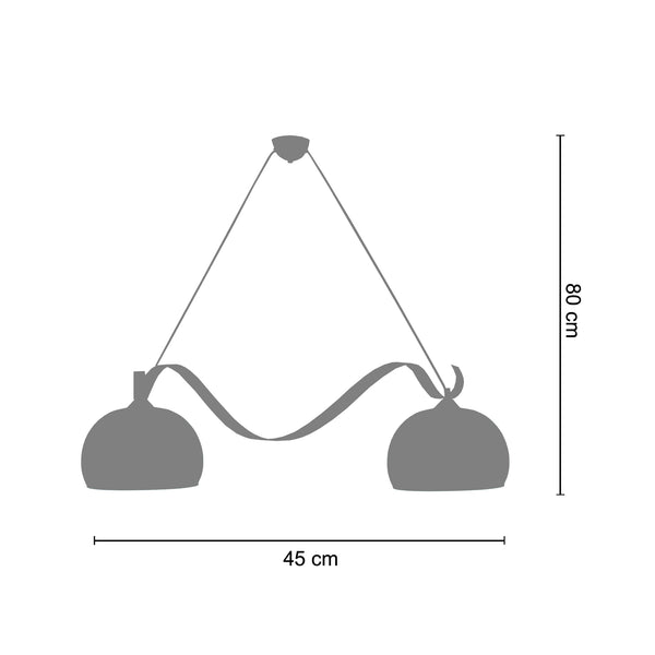 <transcy>Candeeiro de Teto ACTUELLE  46cm - 5 Luz - SKU 20965</transcy>