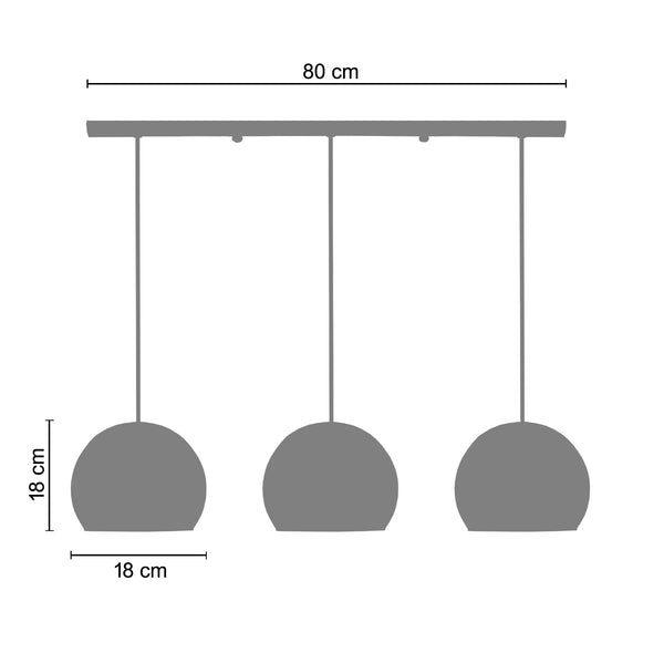 <transcy>Candeeiro de Teto ACTUELLE  46cm - 5 Luz - SKU 20965</transcy>