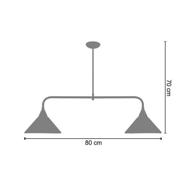 <transcy>Candeeiro de Teto ACTUELLE  46cm - 5 Luz - SKU 20965</transcy>