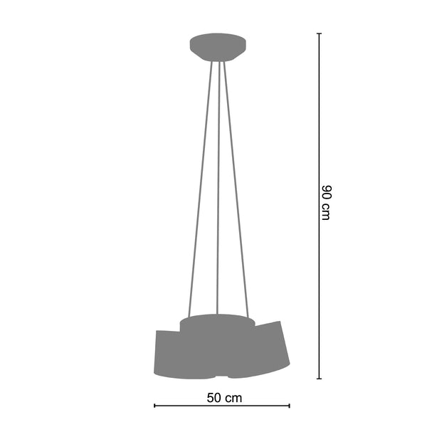 <transcy>Candeeiro de Teto ACTUELLE  46cm - 5 Luz - SKU 20965</transcy>