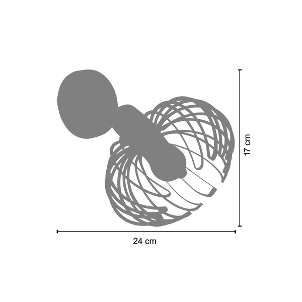 Applique AFONSO  17cm - 1 Lum.