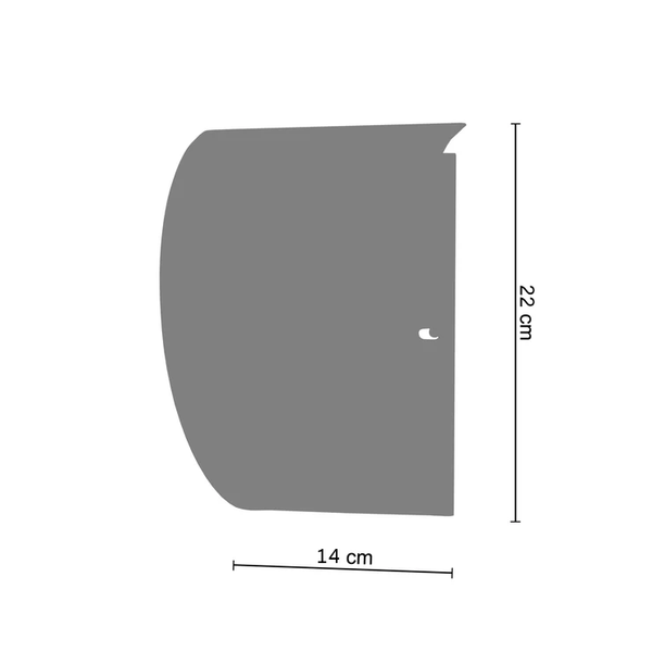 <transcy>Aplique LUNE 14cm - 1 Luz </transcy>