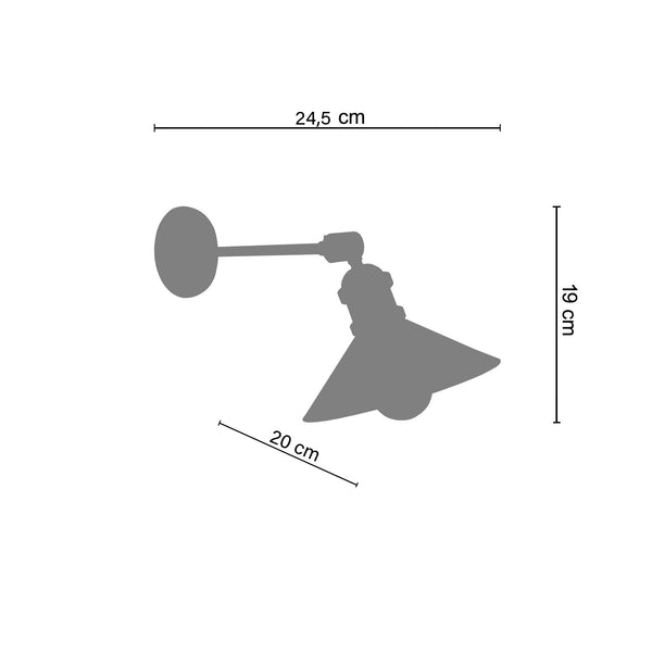 <transcy>Aplique OLDHAM A  37cm - 1 Luz </transcy>