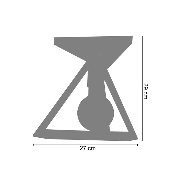 <tc>Plafon TÉTRAÈDRE A  35cm  1 luz </tc>