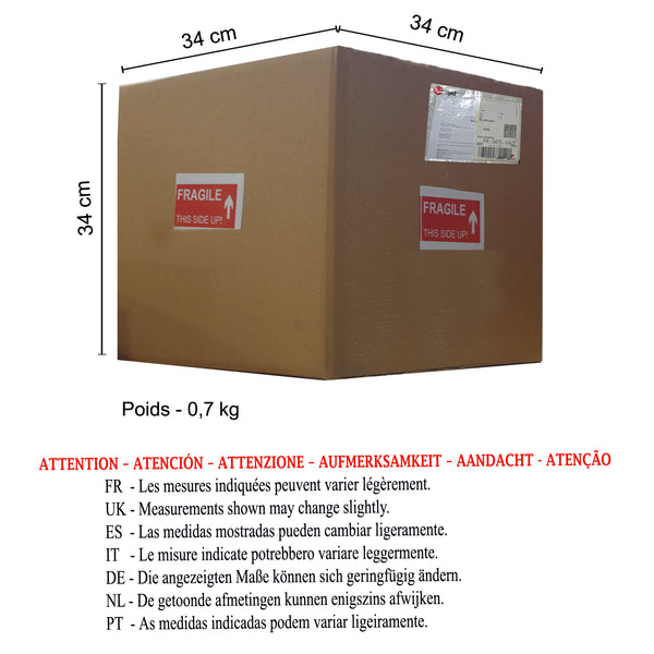 <transcy>Candeeiro de Mesa HEXAÈDRE 20  30cm - 1 Luz </transcy>