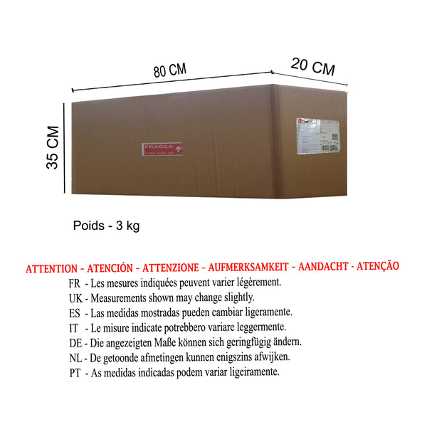 Plafonnier HYDRAULIK 65cm - 5 Lumières