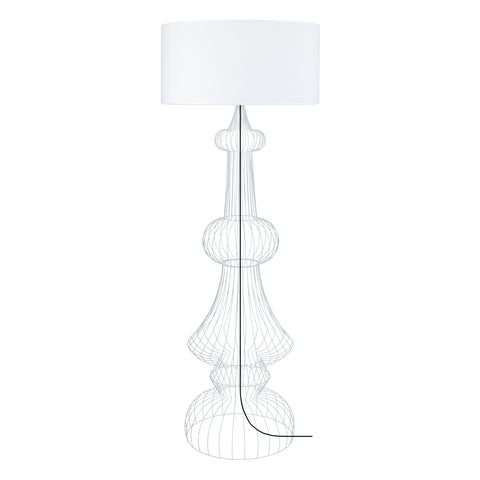 <tc>Candeeiro Pé Alto PAGODA  60cm - 1 Luz  </tc>