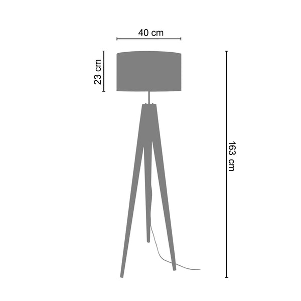 <transcy>Candeeiro Pé Alto CHENNAI  45cm - 1 Luz </transcy>