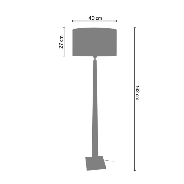 <tc>Candeeiro Pé Alto THOR  50cm - 1 Luz  </tc>