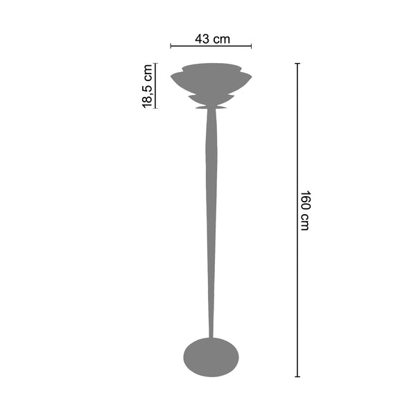 Lampadaire  FRIDA 40 cm - 1 Lumière