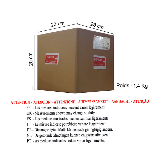 <tc>Acessório VITRÉ  18cm - 1 Luz</tc>