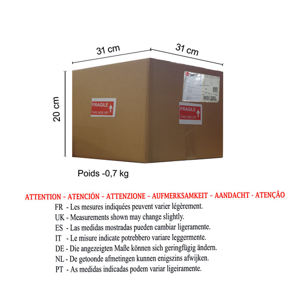 <transcy>Suspensão M&B BOIS VERRE  40cm - 1 Luz - SKU E1021</transcy>