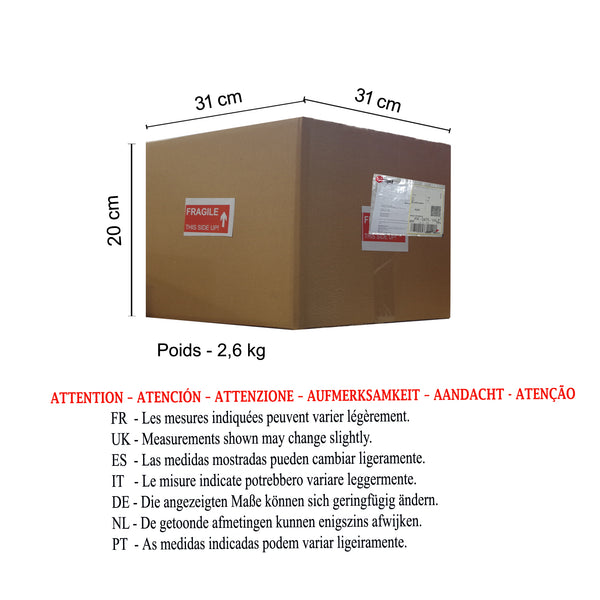 <tc>Candeeiro de Mesa UZIBUZE LT2 13,5cm - 1 Luz </tc>