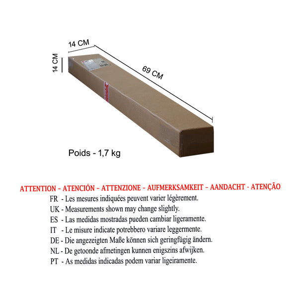 <transcy>Plafon BROOKLYN  60cm - 4 Luzes</transcy>