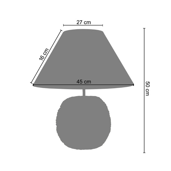 Lampe a poser TROMPETA-CORDES 45cm - 1 Lumière