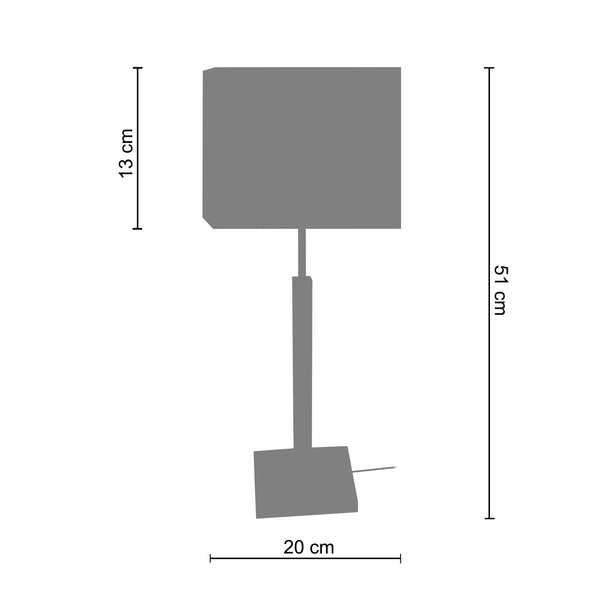 Lampe a poser FRIGGA-LT2 20 cm - 1 Lumière