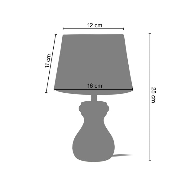 <tc>Candeeiro de Mesa SONIA-LT2-16cm - 1 Luz </tc>