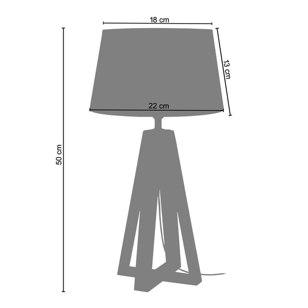 <tc>Candeeiro de Mesa LINKOPING LT2- 22cm - 1 Luz </tc>