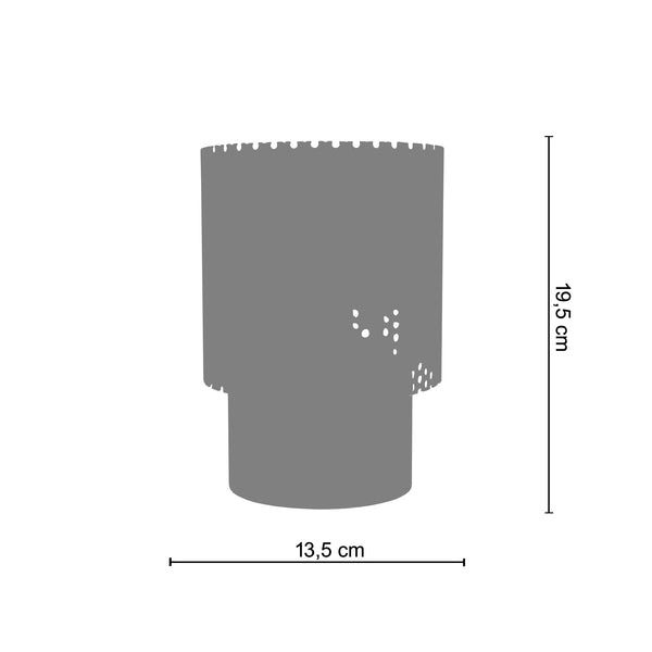 <tc>Candeeiro de Mesa NOIRON  13,5cm - 1 Luz  </tc>