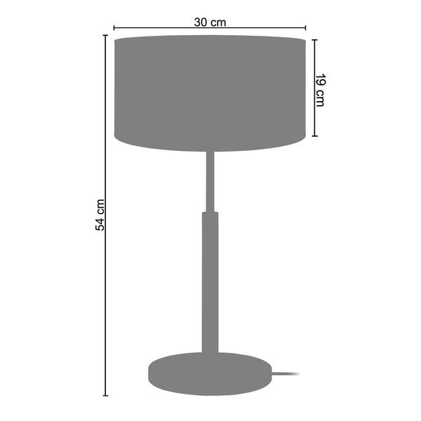 <transcy>Candeeiro de Mesa STRADIVARIUS  25cm - 1 Luz </transcy>