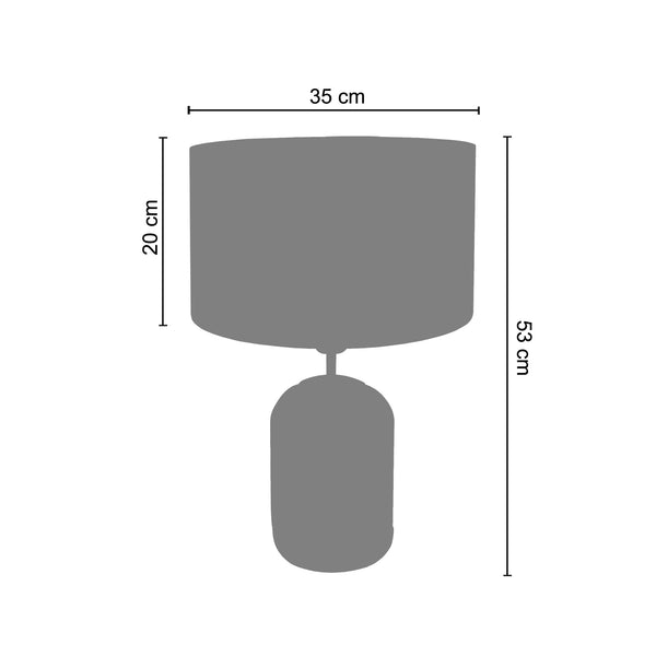 Lampe a poser SVALBARD B 35 cm - 1 Lumière